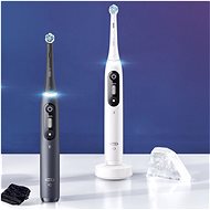 Oral-B iO Series 7 Duo Black Onyx & White Alabaster magnetické zubné kefky - Elektrická zubná kefka