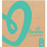 PAMPERS Active Baby veľ. 3 Midi (6 – 10 kg) 208 ks – mesačné balenie - Detské plienky