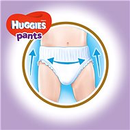 HUGGIES Pants Jumbo veľkosť 3 (176 ks) - Plienkové nohavičky