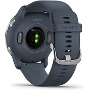 Garmin Venu2 Silver/Granite Blue Band - Smart hodinky