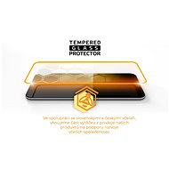Tempered Glass Protector Antibacterial na Xiaomi Redmi 9A/9C, Čierne + sklo na kameru - Ochranné sklo