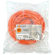 Solight Predlžovací kábel, 1 zásuvka, oranžová, 20 m - Predlžovací kábel