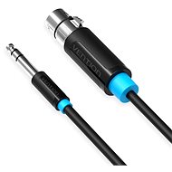 Vention 6,5 mm Male to XLR Female Audio Cable 2 m Black - Audio kábel