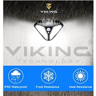 Viking vonkajšie solárne LED svetlo s pohybovým senzorom VIKING Z102 - Lampa na stenu