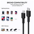 Aukey CB-CL03 6.6ft USB-C TO Lightning Cable With MFi-certified - Dátový kábel
