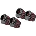 K&N RC-2914 univerzálny oválny rovný filter so vstupom 54 mm a výškou 102 mm - Vzduchový filter