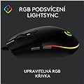Logitech G102 Lightsync, black - Herná myš