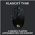 Logitech G102 Lightsync, black - Herná myš
