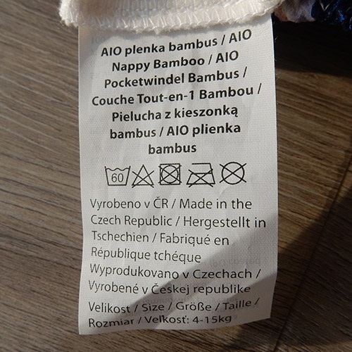 Plienka AIO Bamboolik pokyny k praniu