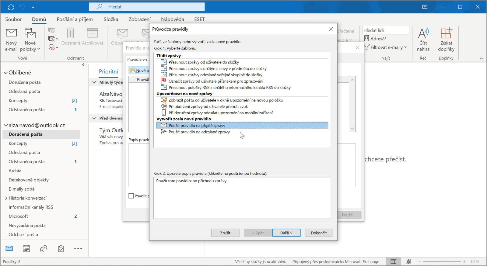 MS Outlook (NÁVOD)