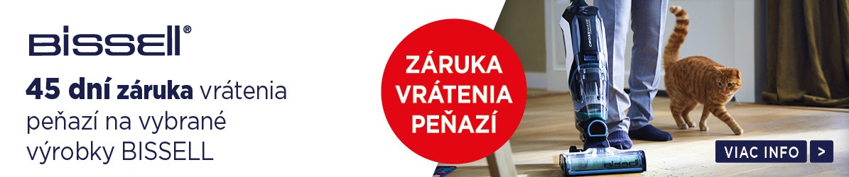 45 dní záruka vrátenia peňazí Bissell