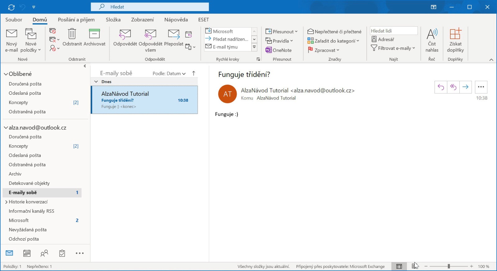 MS Outlook (NÁVOD)