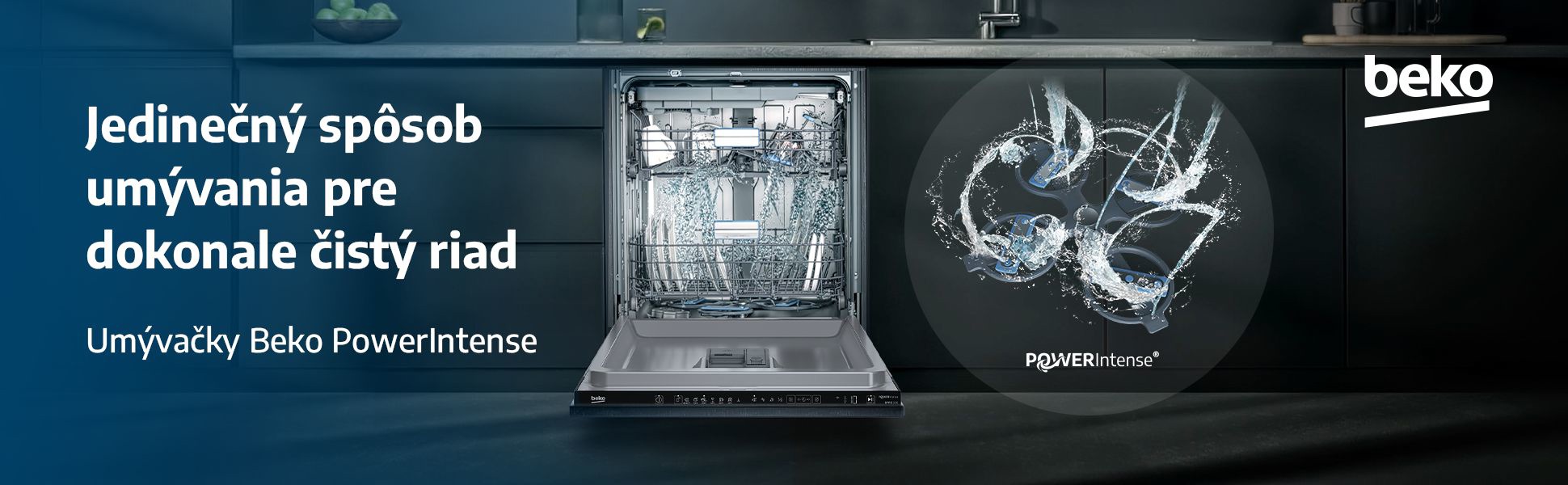 Umývačka riadu Beko PowerIntense