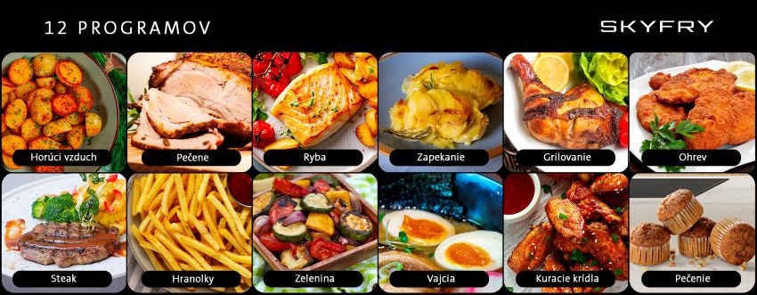 Teplovzdušná fritéza ETA SkyFry