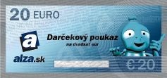 Darčekový poukaz Alza.cz 20 €
