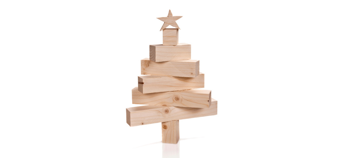 Vianočný stromček z dreva