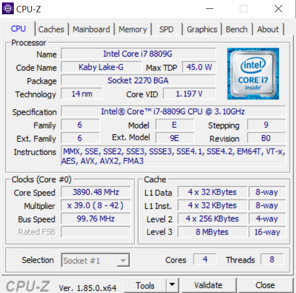 Intel i7-8809G, Intel NUC Hades Canyon, recenzia