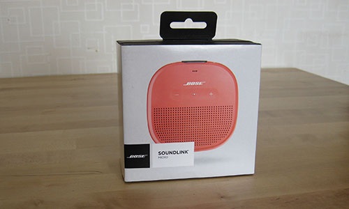 Bose Soundlink Micro, predný pohľad, balenie
