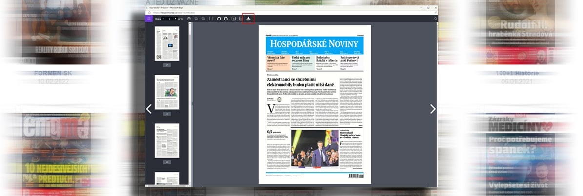 Jak stáhnout časopis