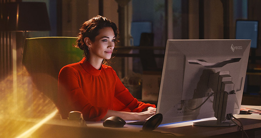 EIZO; monitory; LCD; pracovné monitory; kancelária