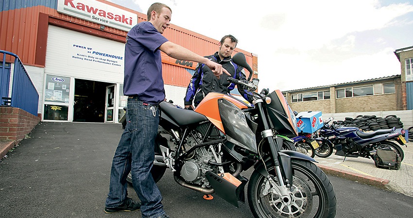 Motocykel; ako kúpiť ojazdenú motorku; alza