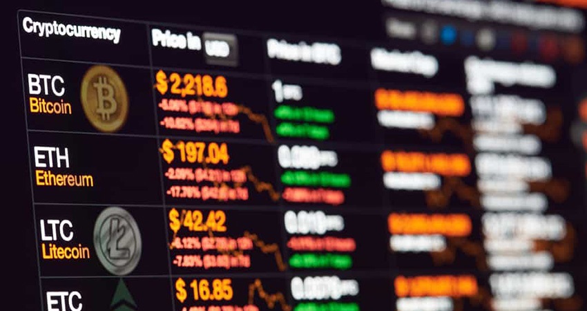 Kryptomeny, burza, dane