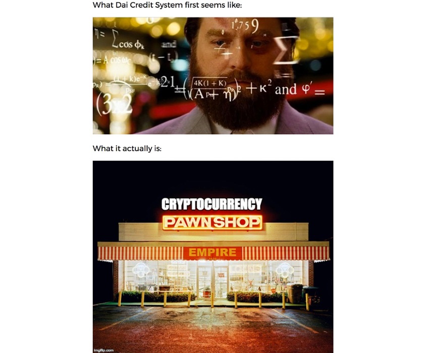Dai credit system meme