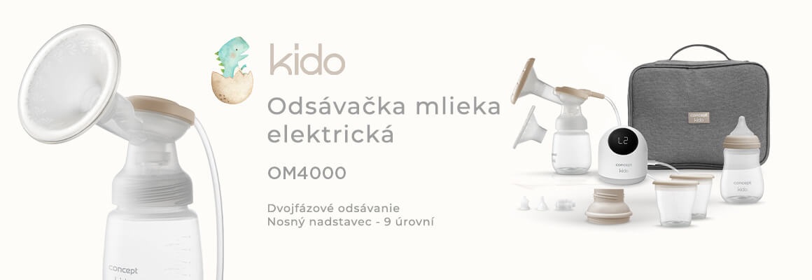 Odsávačka mlieka Concept Kido Set elektrická odsávačka mlieka OM4000 elektrická