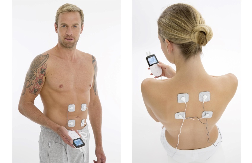 Beurer elektrostimulator - aplikácia