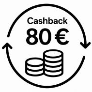 Cashback 80 €