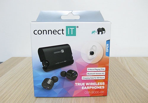 Connect IT True Wireless, predná strana, balenie