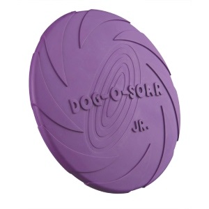 Mäkké fialové frisbee pre psov