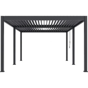 Zatienenie záhrady hliníková pergola
