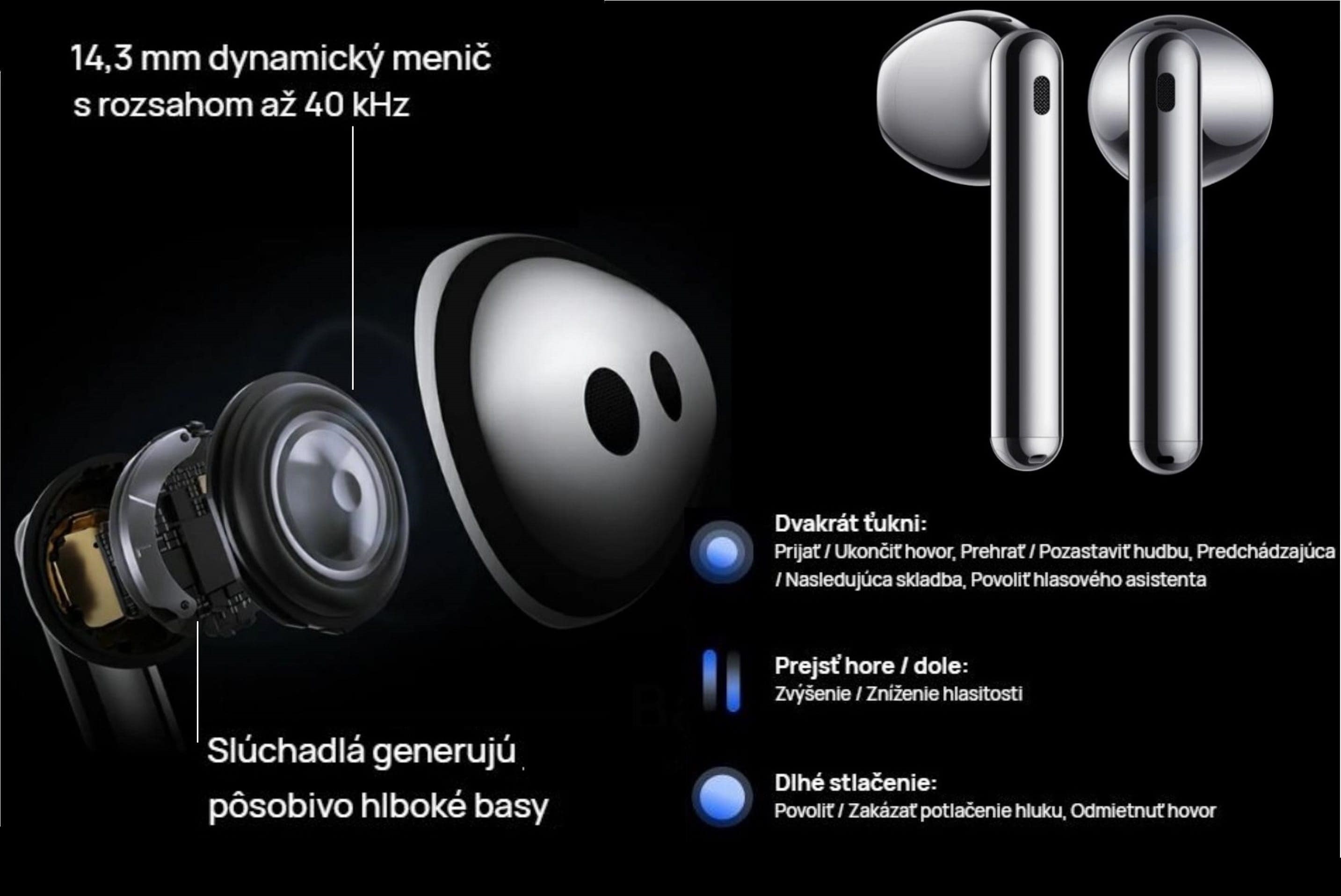 Huawei FreeBuds 4 Zvuk