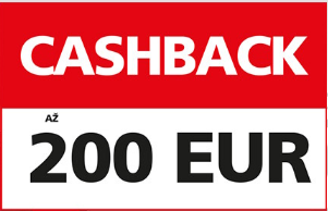 Cashback 200 €