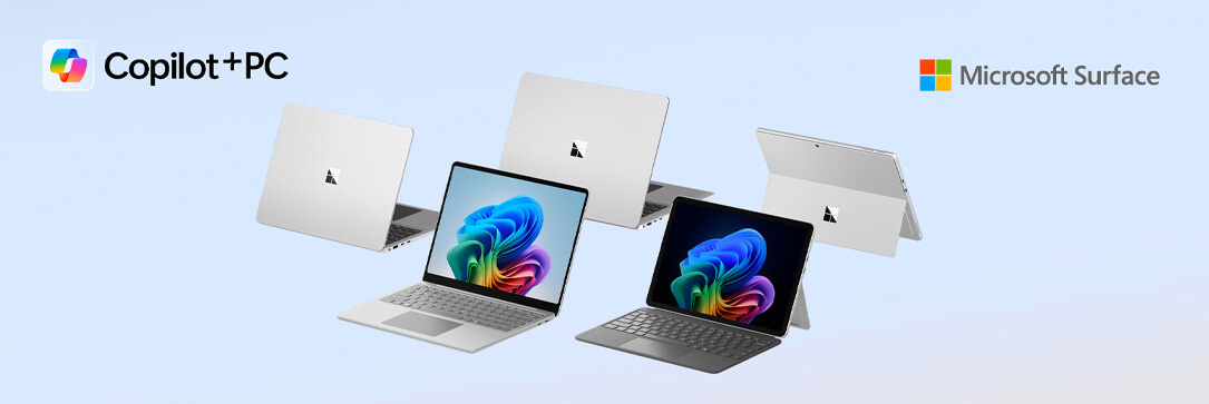 Microsoft Surface Laptop Copilot+ PC a Microsoft Surface Pro Copilot+ PC