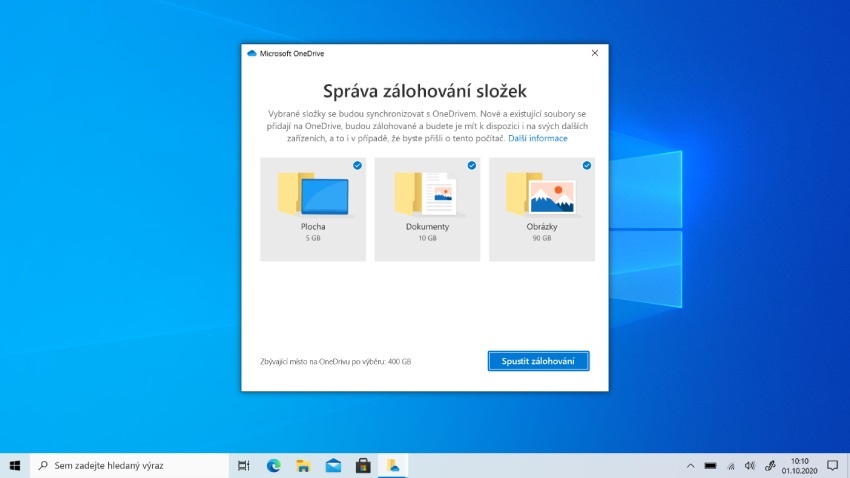 Cloudové úložisko OneDrive
