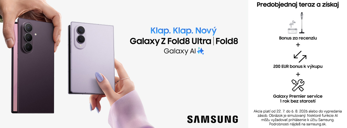 Samsung Galaxy Z Fold8 a Z Flip8 – Napíš recenziu a získaj odmenu