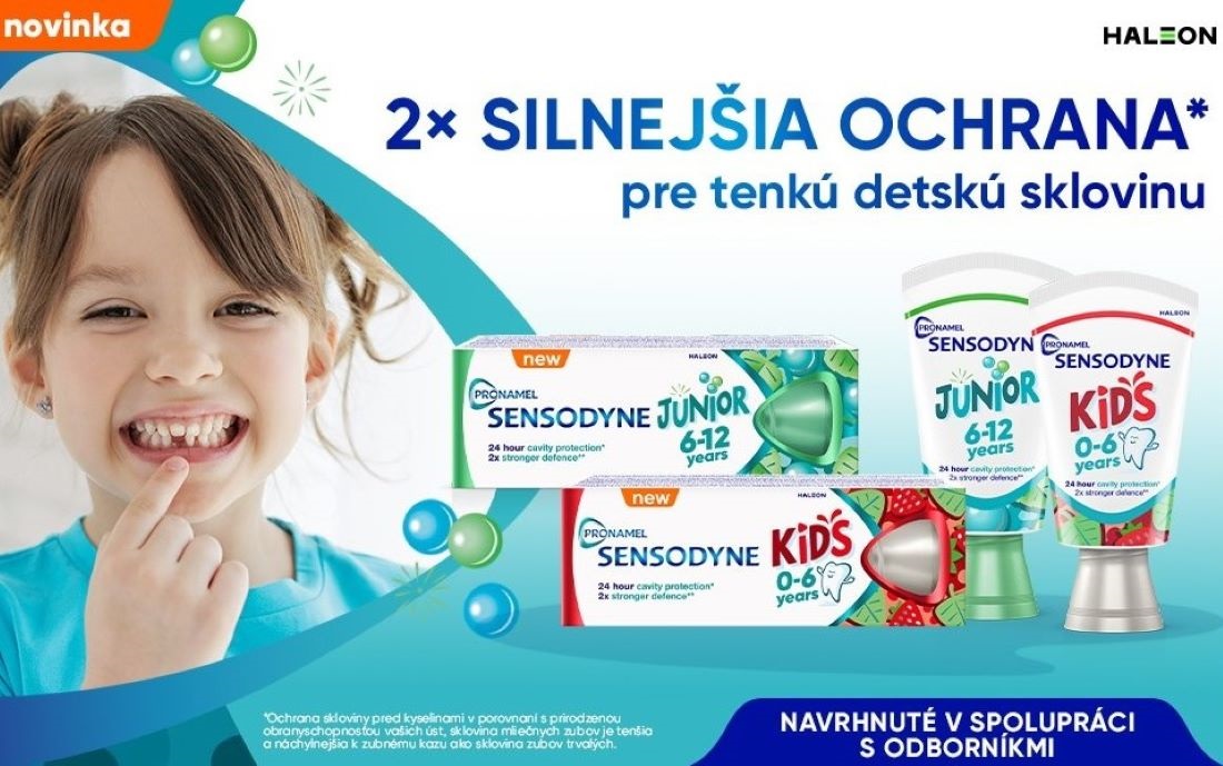 Detské zubné pasty SENSODYNE