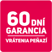 Garancia 60 dní na vrátenie peňazí