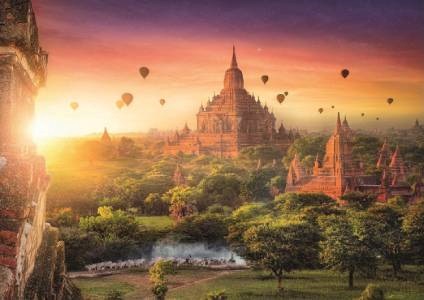 Puzzle Star Wars chrám v Barme