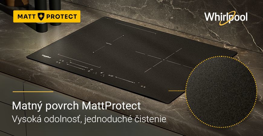 Indukčná varná doska Whirlpool MattProtect