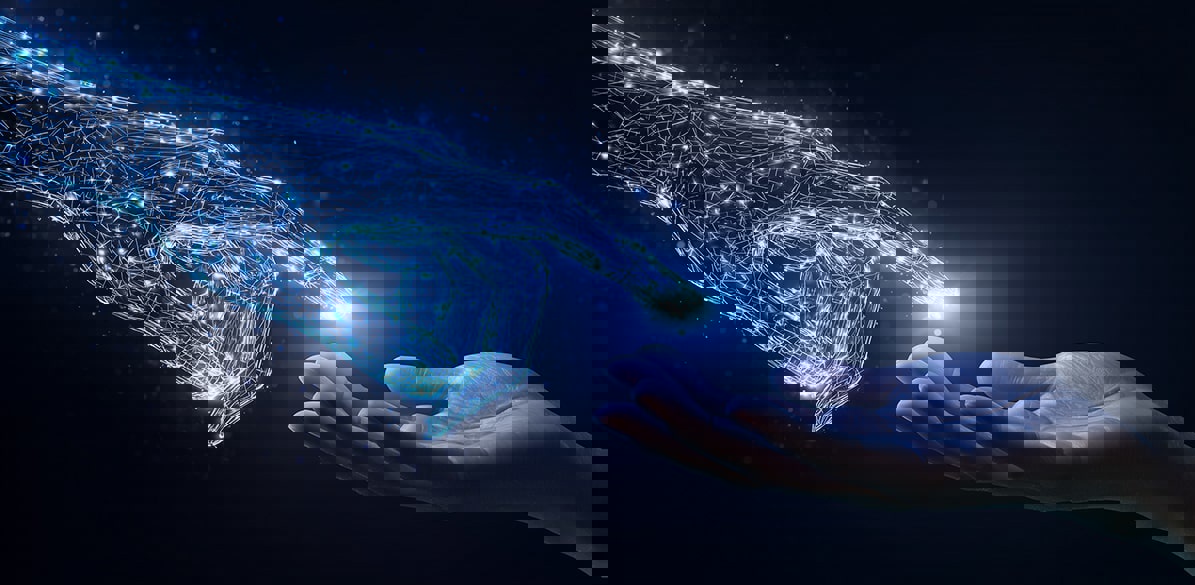 Umelá inteligencia: ľudská ruka a AI