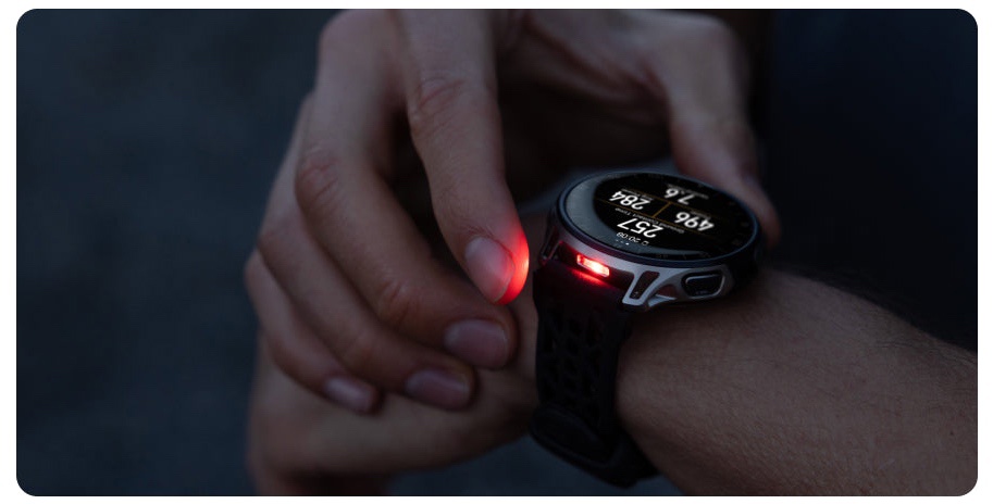 Amazfit Cheetah 2 Pro, svietidlo
