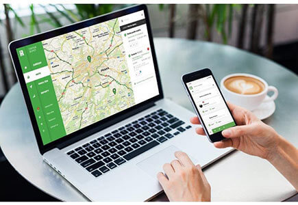 GPS lokátor na bicykel Android