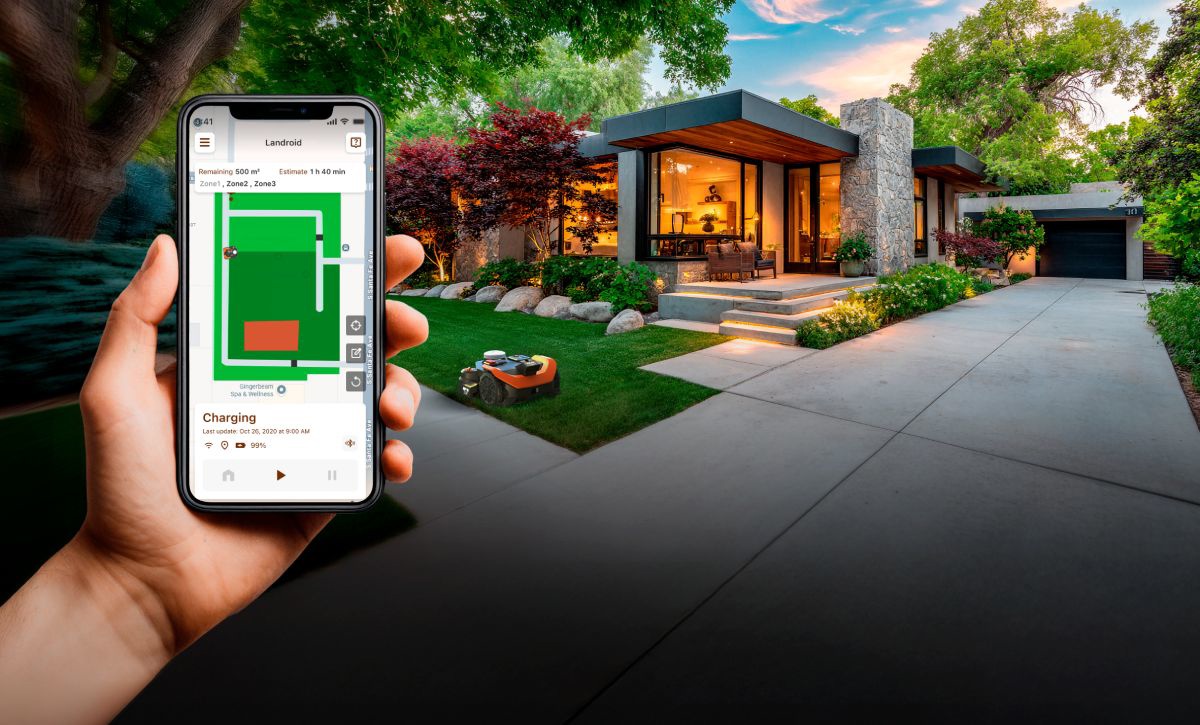 WORX Landroid Vision Cloud RTK Cloud navigácia bez antény záhrada
