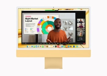 Žltý Apple iMac M3