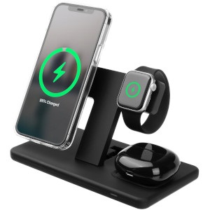 Bezdrôtová nabíjačka na Apple Watch + iPhone