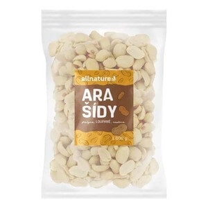 Arašidy pražené nesolené