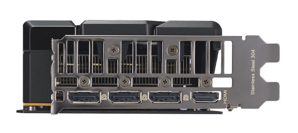 Asus DUAL RTX 5060 O8G; obrazové výstupy 